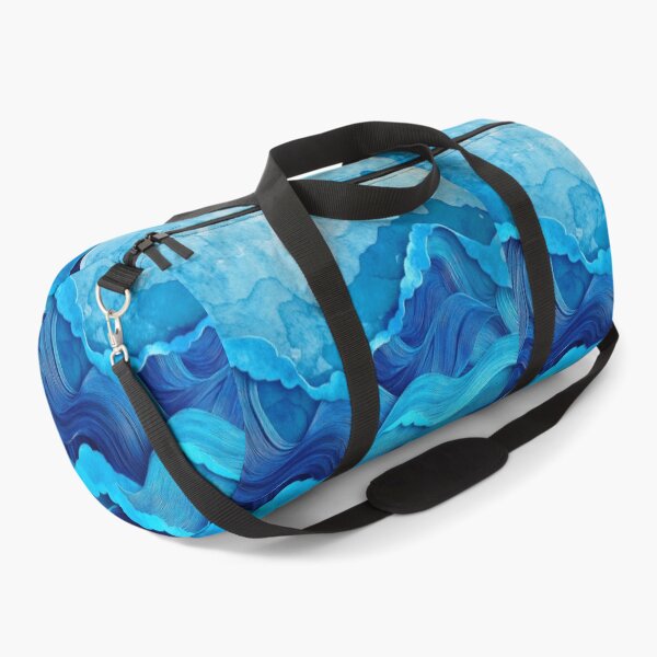 Item preview, Turquoise-Blue Hues And Aqua Ocean Waves Abstract  designed and sold by DEC02.