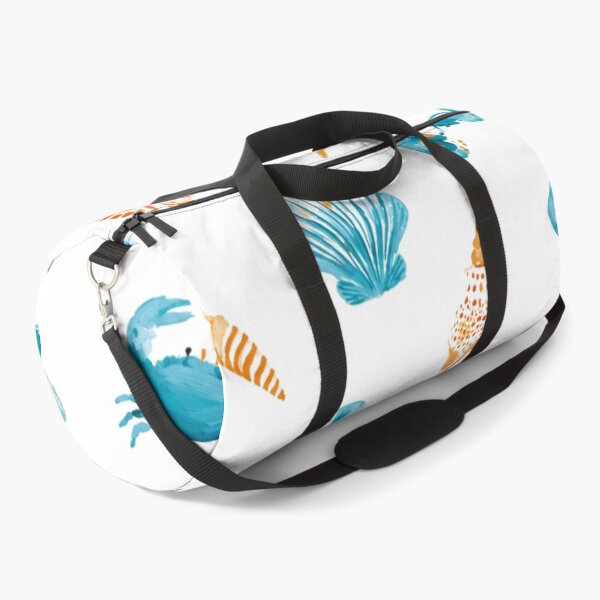 Item preview, Coastal Seashells & Lobsters Pattern | Blue Nautical Marine Life Illustration designed and sold by Ramona-Gliga.