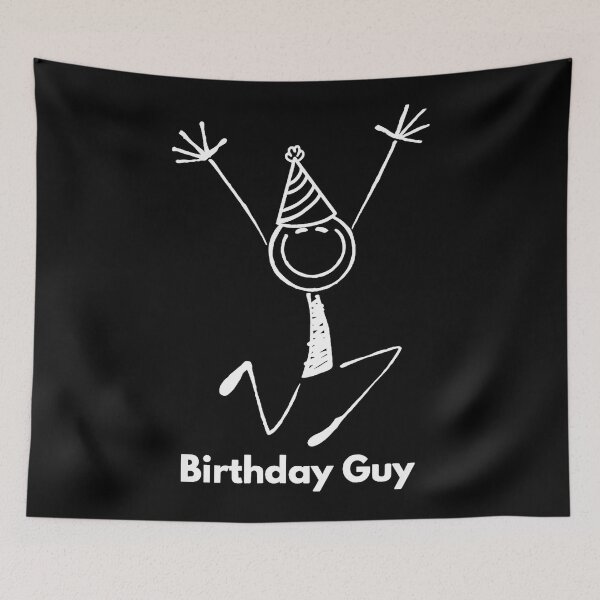 Item preview, Birthday Guy Male Birthday Celebration Party designed and sold by Hugosploosh.