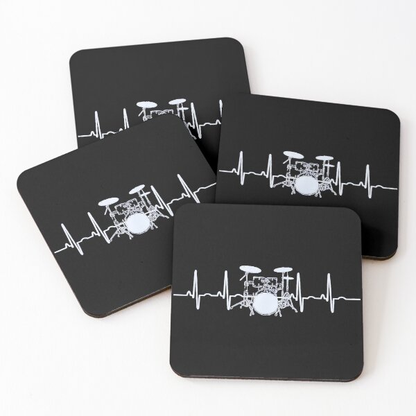 Item preview, Drummer Heartbeat Pulse Musician Percussionist Band designed and sold by Hugosploosh.