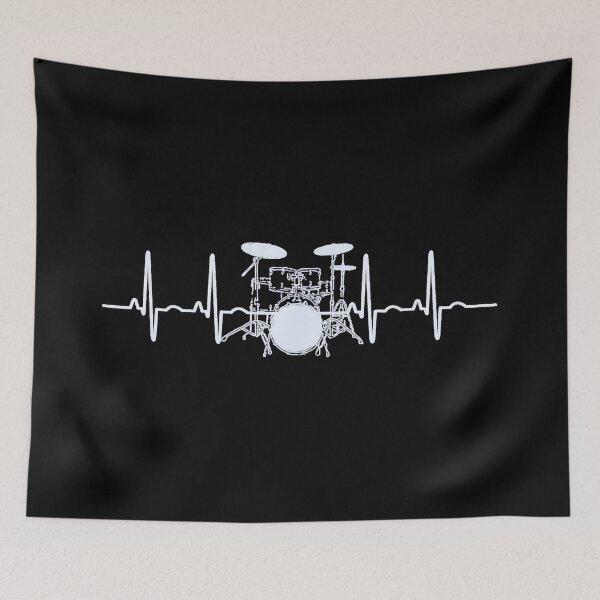 Item preview, Drummer Heartbeat Pulse Musician Percussionist Band designed and sold by Hugosploosh.