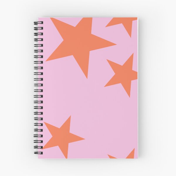 Item preview, Pink Orange Retro Star Pattern Cute Preppy Y2K Aesthetic designed and sold by hannahbee.