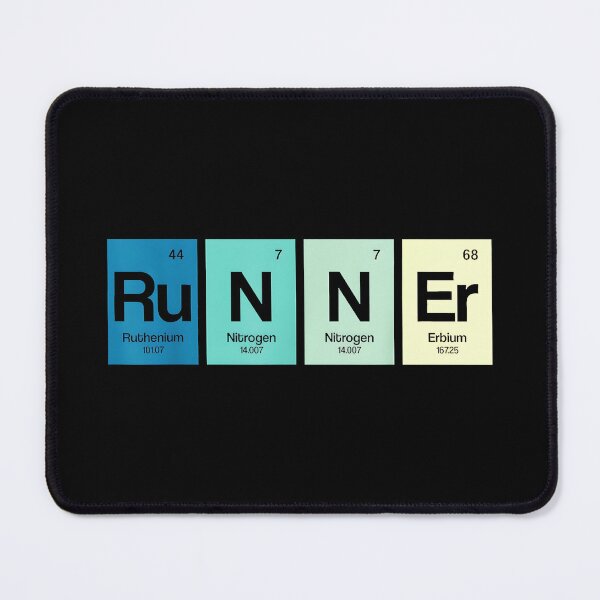 Item preview, Runner Periodic Table Running Science Athlete designed and sold by Hugosploosh.