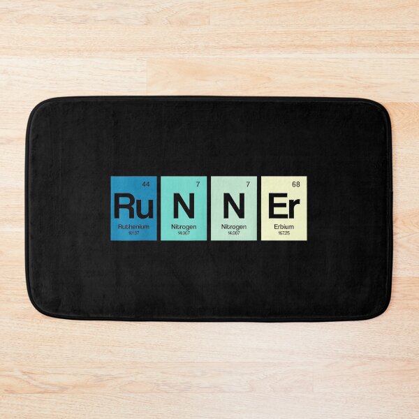 Item preview, Runner Periodic Table Running Science Athlete designed and sold by Hugosploosh.