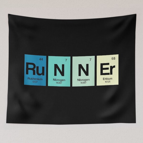 Item preview, Runner Periodic Table Running Science Athlete designed and sold by Hugosploosh.