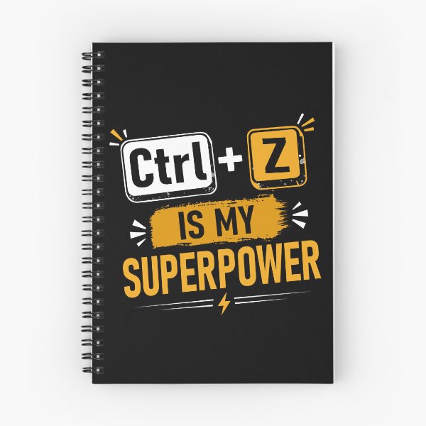 Item preview, Ctrl + Z Is My Superpower | Funny Graphic Designer Typography Design designed and sold by Grapyziip.