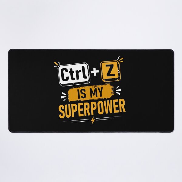 Item preview, Ctrl + Z Is My Superpower | Funny Graphic Designer Typography Design designed and sold by Grapyziip.