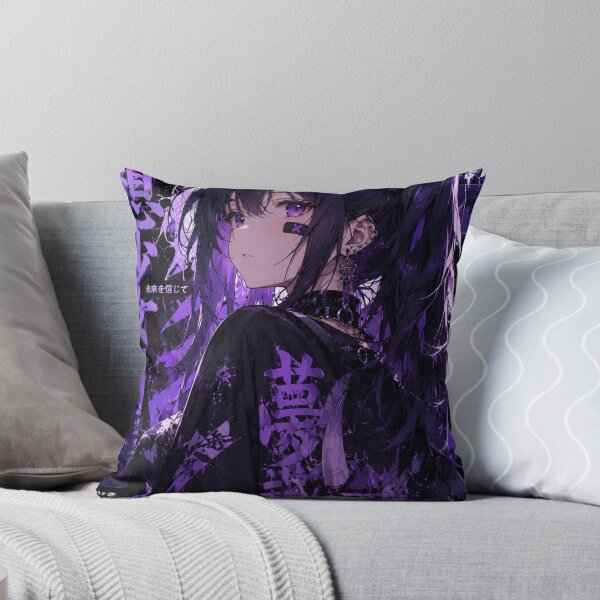 Item preview, Purple Anime Girl Dreamcore | Gothic Manga Aesthetic designed and sold by AnimDream .