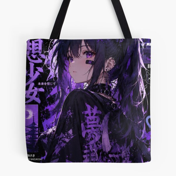Item preview, Purple Anime Girl Dreamcore | Gothic Manga Aesthetic designed and sold by AnimDream .