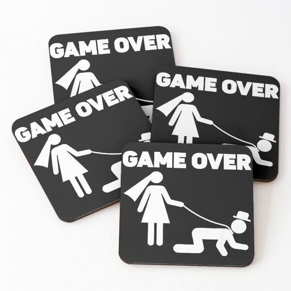 Item preview, Game Over Groom Bachelor Party Wedding Engagement Marriage Humor designed and sold by Hugosploosh.