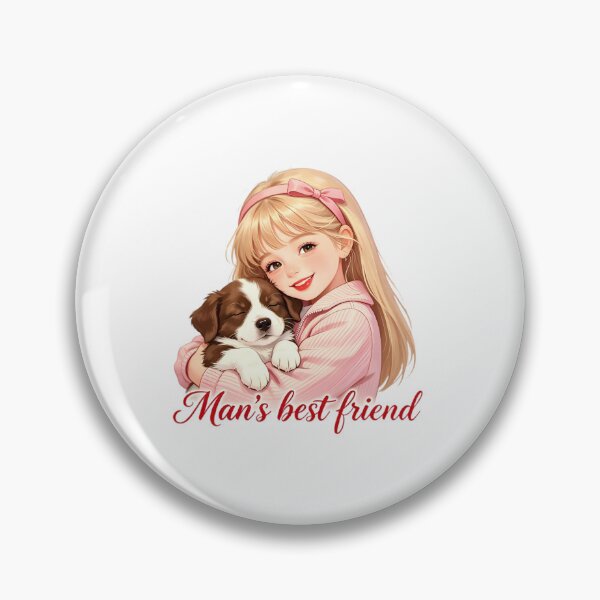 Item preview, Girl Holding Puppy - Man's Best friend  designed and sold by Bondingbonding.