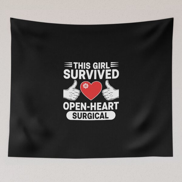 Item preview, This Girl Survived Open-Heart Surgical Heart Surgery Survivor Patient designed and sold by PopStars1993.
