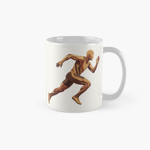 Item preview, Marathon Runner in Wooden Marquetry designed and sold by LaJacke.
