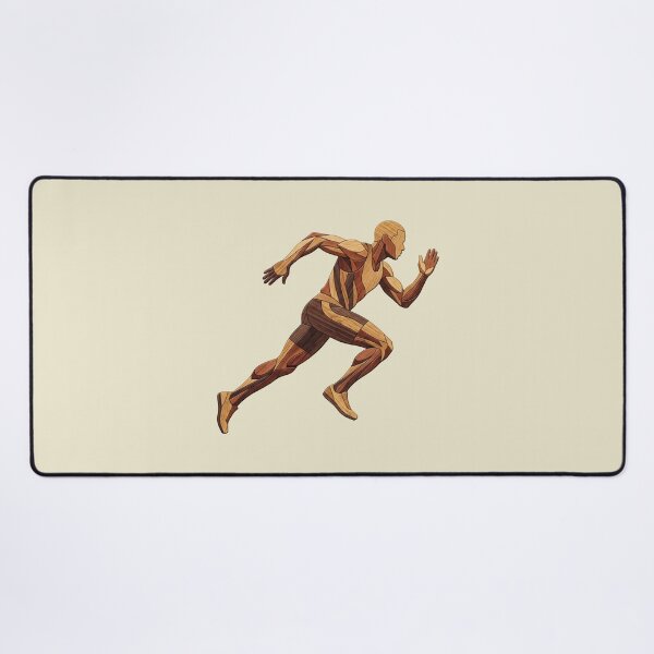 Item preview, Marathon Runner in Wooden Marquetry designed and sold by LaJacke.