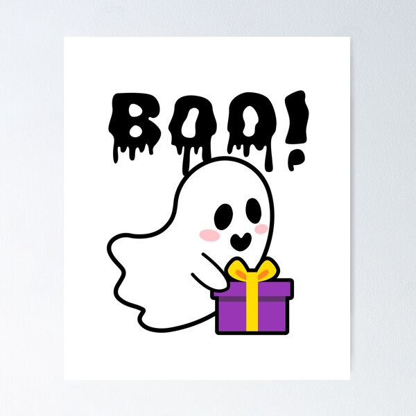 Item preview, Cute Boo Ghost Halloween Gift designed and sold by     Sela Art .
