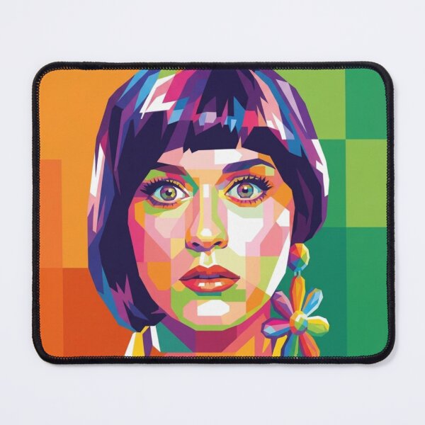 Item preview, Katy Perry Colorful Geometric Portrait designed and sold by Vicky021.