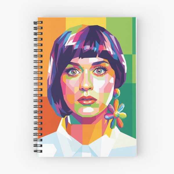 Item preview, Katy Perry Colorful Geometric Portrait designed and sold by Vicky021.