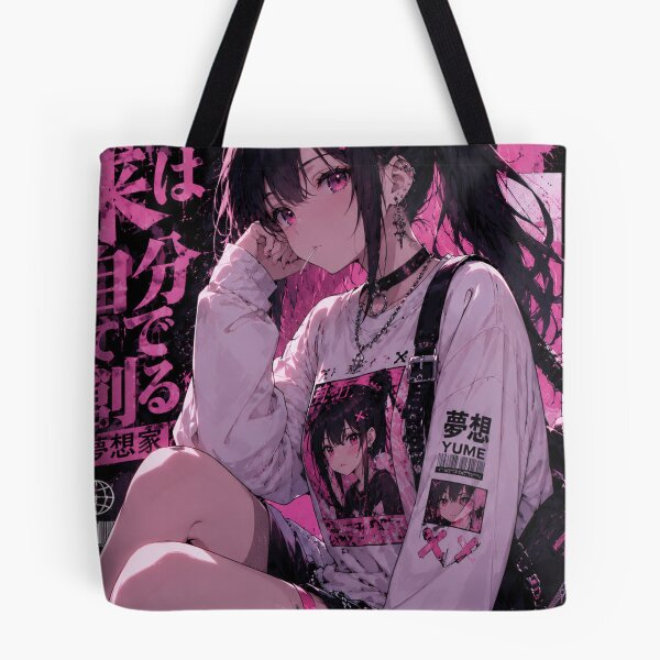 Item preview, Cute Pink Anime Girl Streetwear | Kawaii Manga Fashion designed and sold by AnimDream .