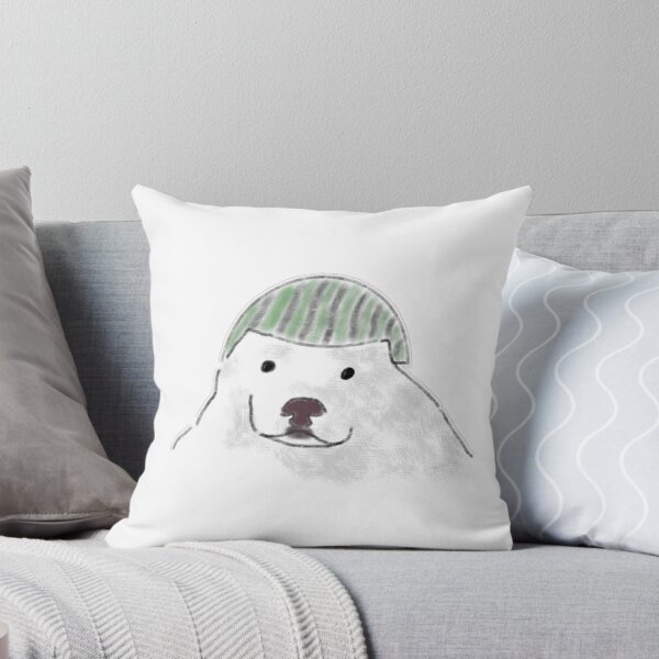 Item preview, Funny Dog Wearing Watermelon Helmet Illustration designed and sold by raun.draw.