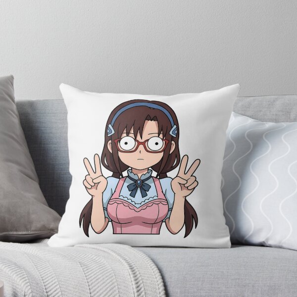 Item preview, Mari Illustrious Neon Genesis Evangelion Glasses Peace Pose designed and sold by earlobejerk.