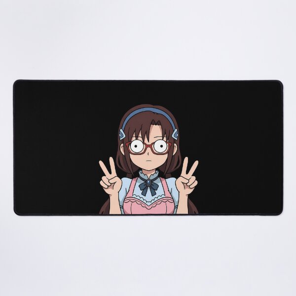 Item preview, Mari Illustrious Neon Genesis Evangelion Glasses Peace Pose designed and sold by earlobejerk.