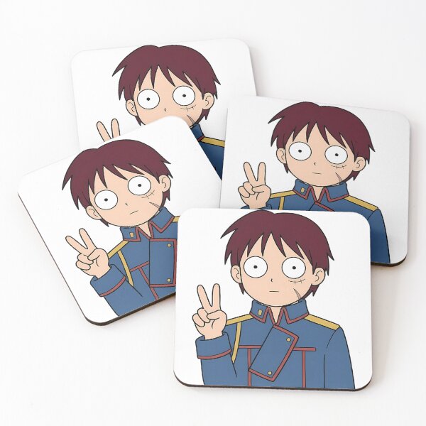 Item preview, Roy Mustang Fullmetal Alchemist Uniform Peace Sign designed and sold by earlobejerk.