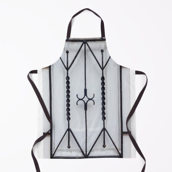 Item preview, Decorative Wrought Iron Window Grille With Twisted Bars And Geometric Design On White Wall designed and sold by Nmallia.