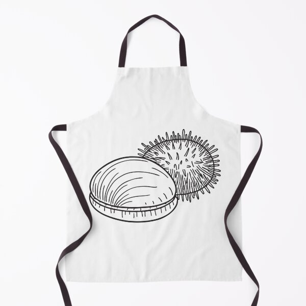 Item preview, A shell placed beside a circular sea urchin designed and sold by rasagamastore.
