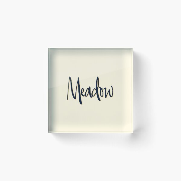 Item preview, MEADOW personalized type design designed and sold by CharlottePlaceArt.