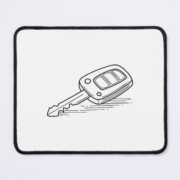 Item preview, A small car key lying dropped on the ground designed and sold by rasagamastore.