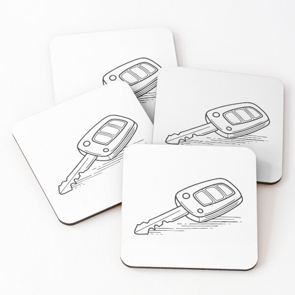 Item preview, A small car key lying dropped on the ground designed and sold by rasagamastore.