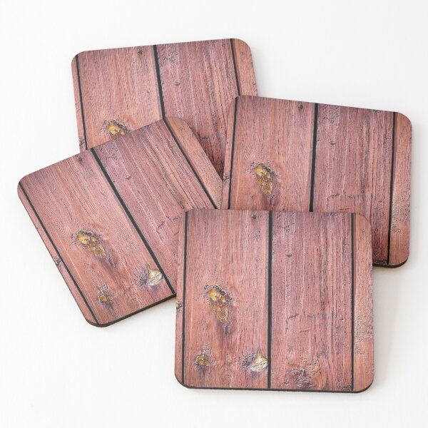Item preview, Rustic Red Mahogany Timber Wood Planks with Resin Knots designed and sold by NorthWild.