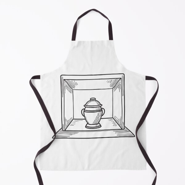 Item preview, A small urn displayed inside a wooden case designed and sold by rasagamastore.
