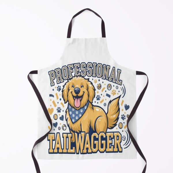 Item preview, Professional Tail Wagger Funny Golden Retriever Dog Lover Gift designed and sold by ClaussShop.