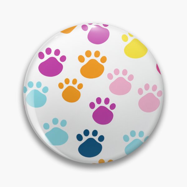 Item preview, Colorful Paw Print Patterns designed and sold by calypso-designs.