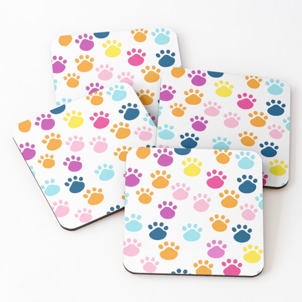 Item preview, Colorful Paw Print Patterns designed and sold by calypso-designs.