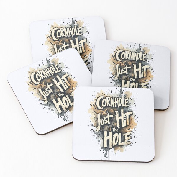 Item preview, CORNHOLE JUST HIT THE HOLE designed and sold by Poppflix-TM.