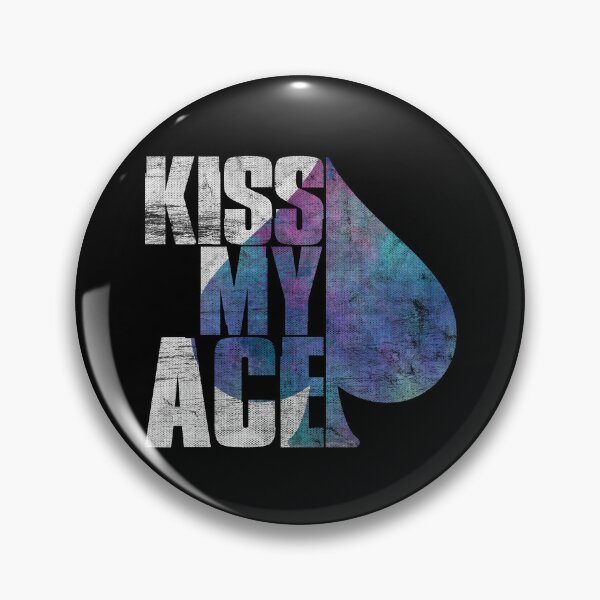 Item preview, Kiss My Ace Funny Card Player Pun designed and sold by spellmadebylee.