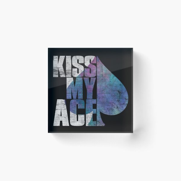 Item preview, Kiss My Ace Funny Card Player Pun designed and sold by spellmadebylee.