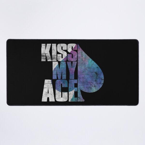 Item preview, Kiss My Ace Funny Card Player Pun designed and sold by spellmadebylee.