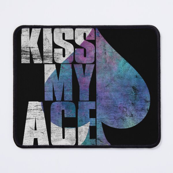 Item preview, Kiss My Ace Funny Card Player Pun designed and sold by spellmadebylee.