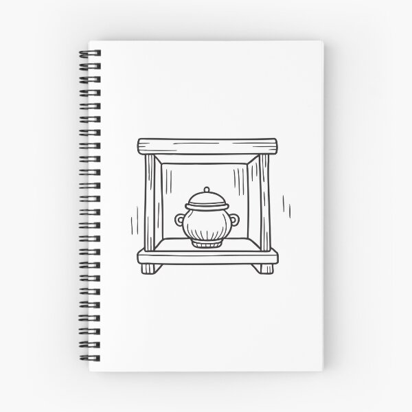 Item preview, A petite urn resting in a wooden display shelf designed and sold by rasagamastore.