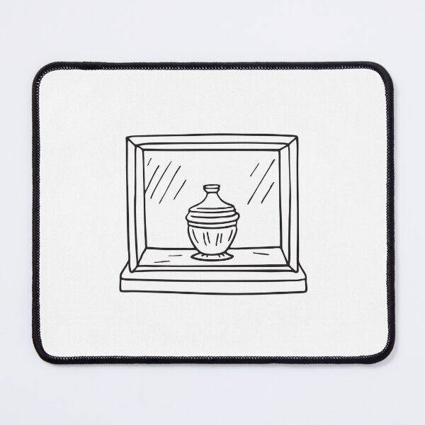 Item preview, A tiny urn positioned within a wooden cabinet designed and sold by rasagamastore.