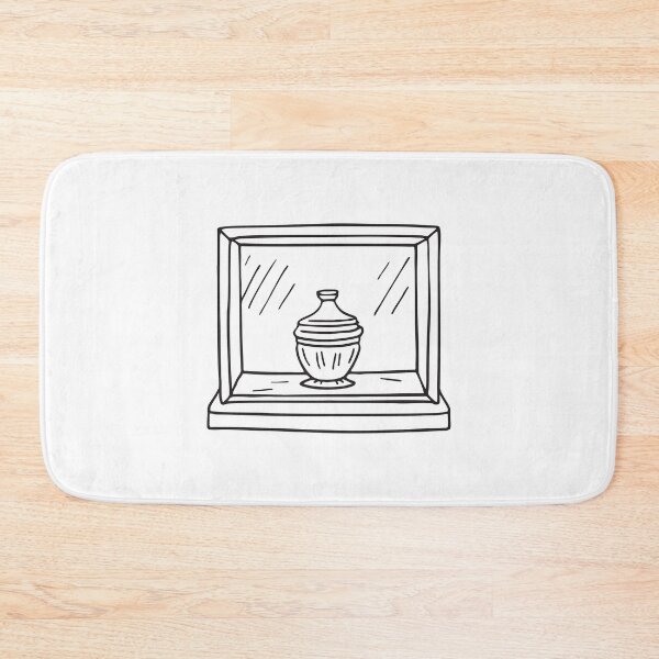 Item preview, A tiny urn positioned within a wooden cabinet designed and sold by rasagamastore.