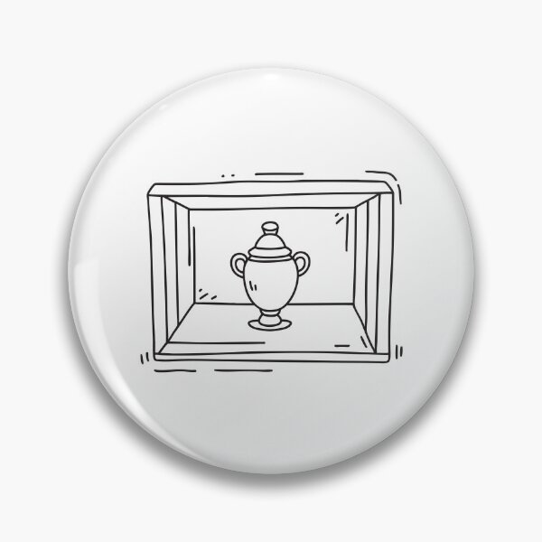 Item preview, A miniature urn shown in a wooden showcase designed and sold by rasagamastore.