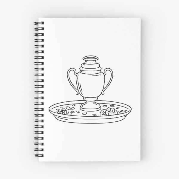 Item preview, A petite urn surrounded with petals placed in a dish designed and sold by rasagamastore.