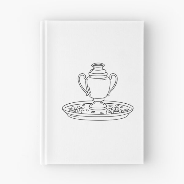 Item preview, A petite urn surrounded with petals placed in a dish designed and sold by rasagamastore.