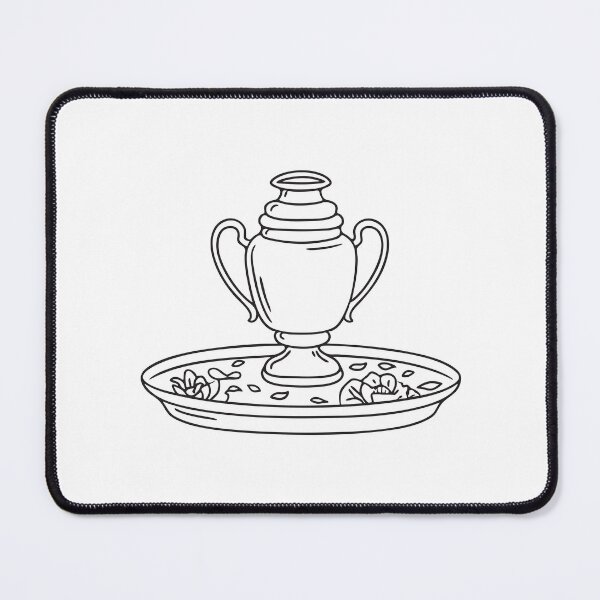 Item preview, A petite urn surrounded with petals placed in a dish designed and sold by rasagamastore.