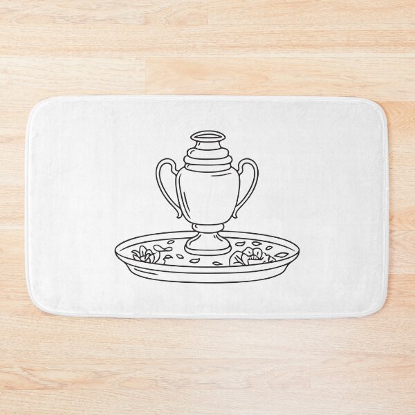 Item preview, A petite urn surrounded with petals placed in a dish designed and sold by rasagamastore.