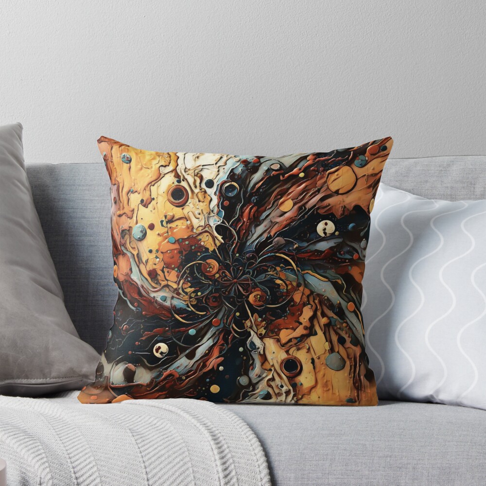 Item preview, Throw Pillow designed and sold by Absractshop4942.